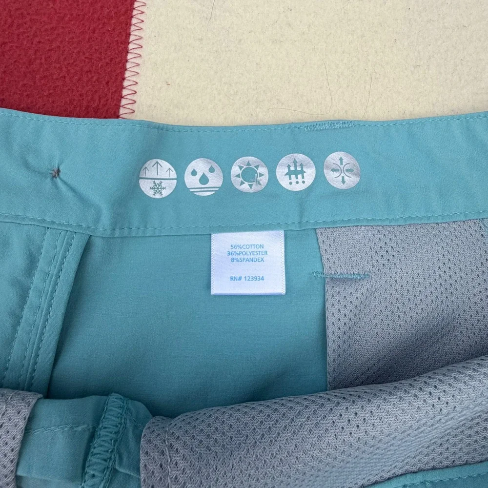Southern Tide Mens Performance Shorts Light Blue W38 Cotton Blend Stretch Golf